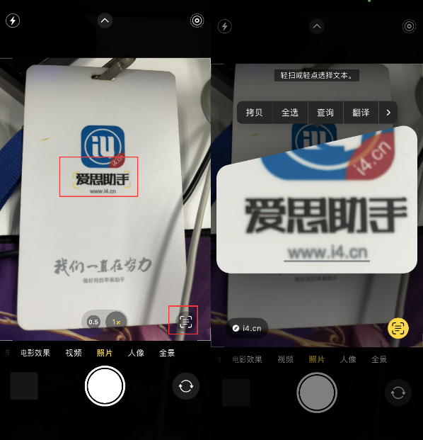 石河镇苹果手机维修分享升级iOS 16后如何通过相机翻译文本 