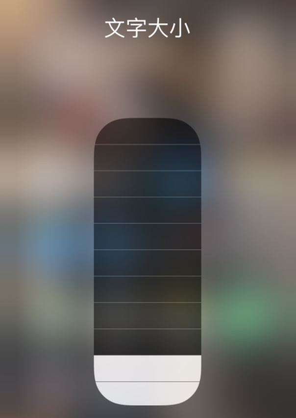 石河镇苹果手机维修分享小技巧：在 iPhone 控制中心快速调节字体大小 
